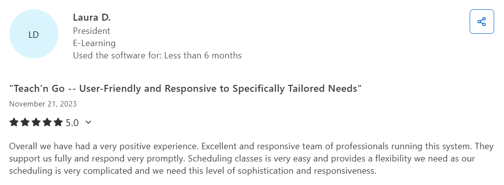 Tutorbird support experience example