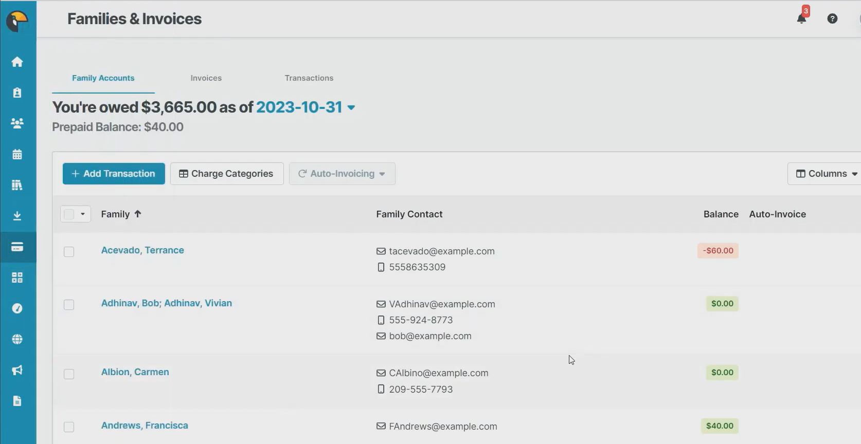 TutorBird billing and invoicing